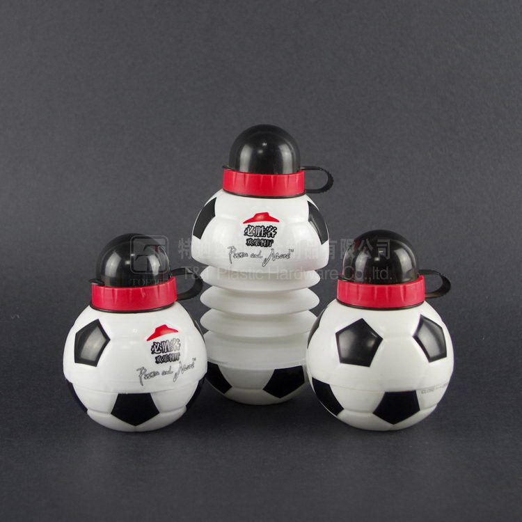 足球折叠运动瓶PP/PE料食品级可定制任何球类